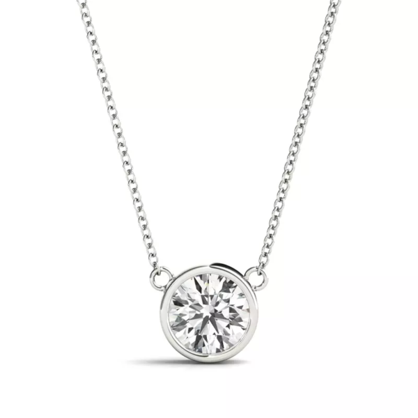 Kalista Bezel Diamond Pendant