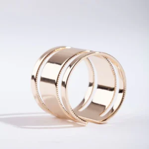 Gold Triple Tube Ring