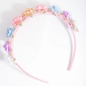 Kids Multi Coloured Flower Headband