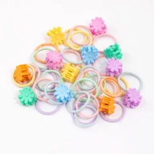 Kids Elastic Flower Hair Kit
