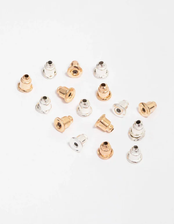Gold & Silver Mixed Earring Backing Kit