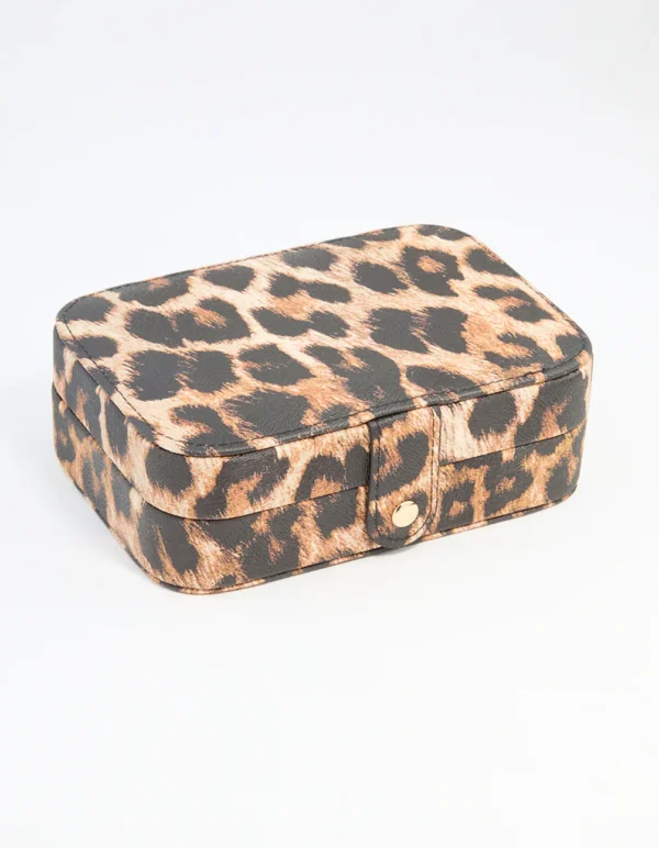 Blush Fabric Rectangular Jewellery Case