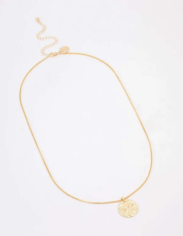 Gold Plated Angel Pendant Necklace
