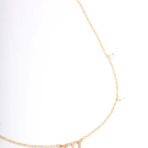 Gold Plated 777 Angel Number Cubic Zirconia Pendant Necklace